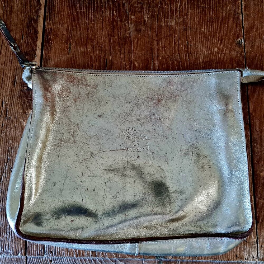 Il Bisonte Leather Clutch Bag